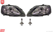 K D Headlight Assembly For Mahindra Logan BLACK (2004-2012) & VERITO (2011-2012) (WITHOUT ADJUSTABLE MOTOR) Set
