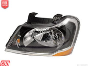 Custom headlight for Xylo black finish