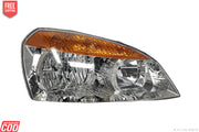 Tata Indigo headlight with yellow tint