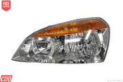 Yellow headlight assembly for Tata Indica / Indigo CS vehicle.