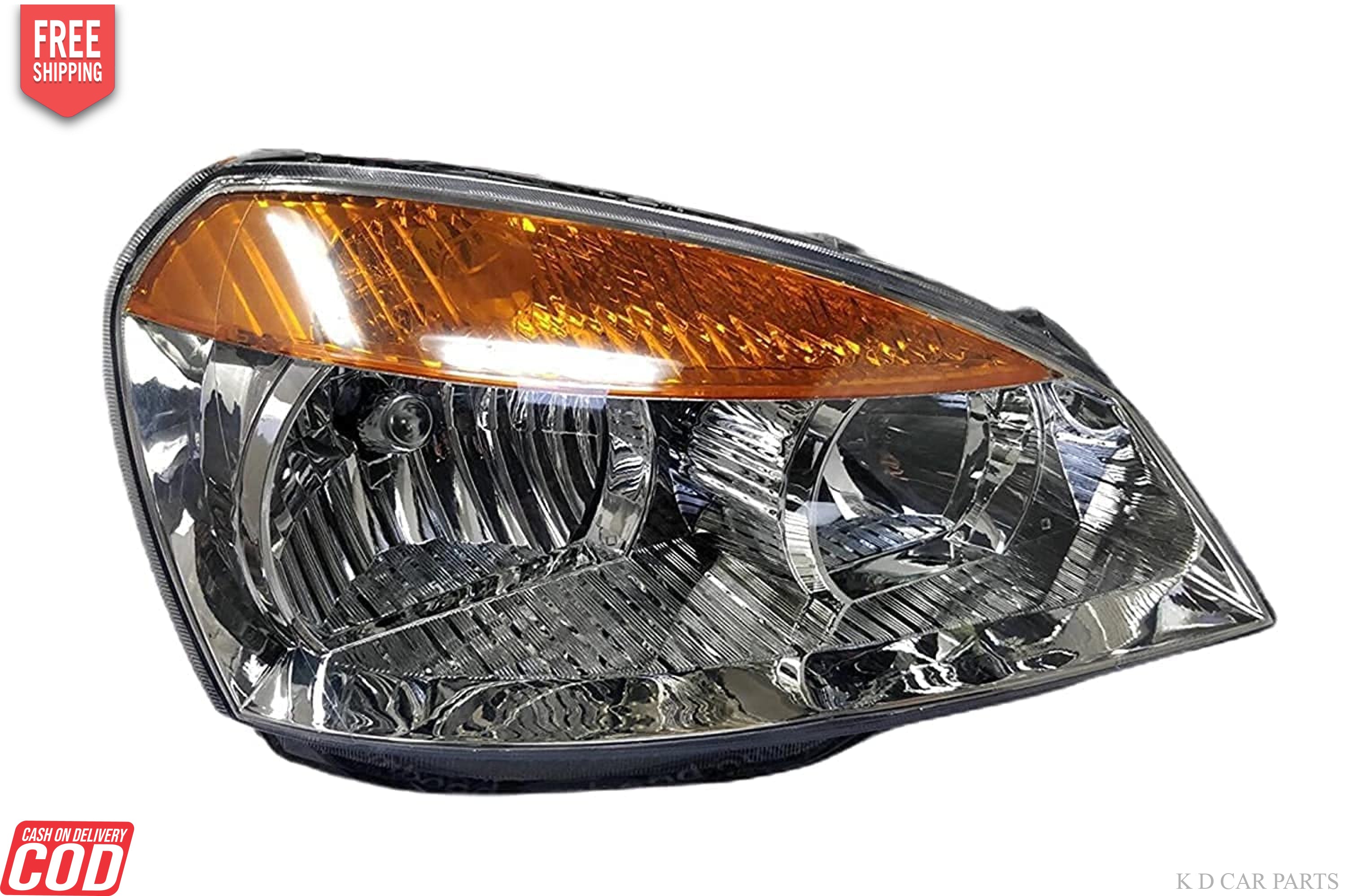 Indigo yellow headlamp