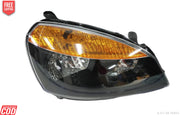 Indigo headlight with tinted lens