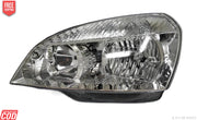 A white headlight assembly for Tata Indica / INDIGO eCS vehicle.