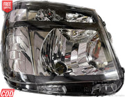 Intra black housing headlight
