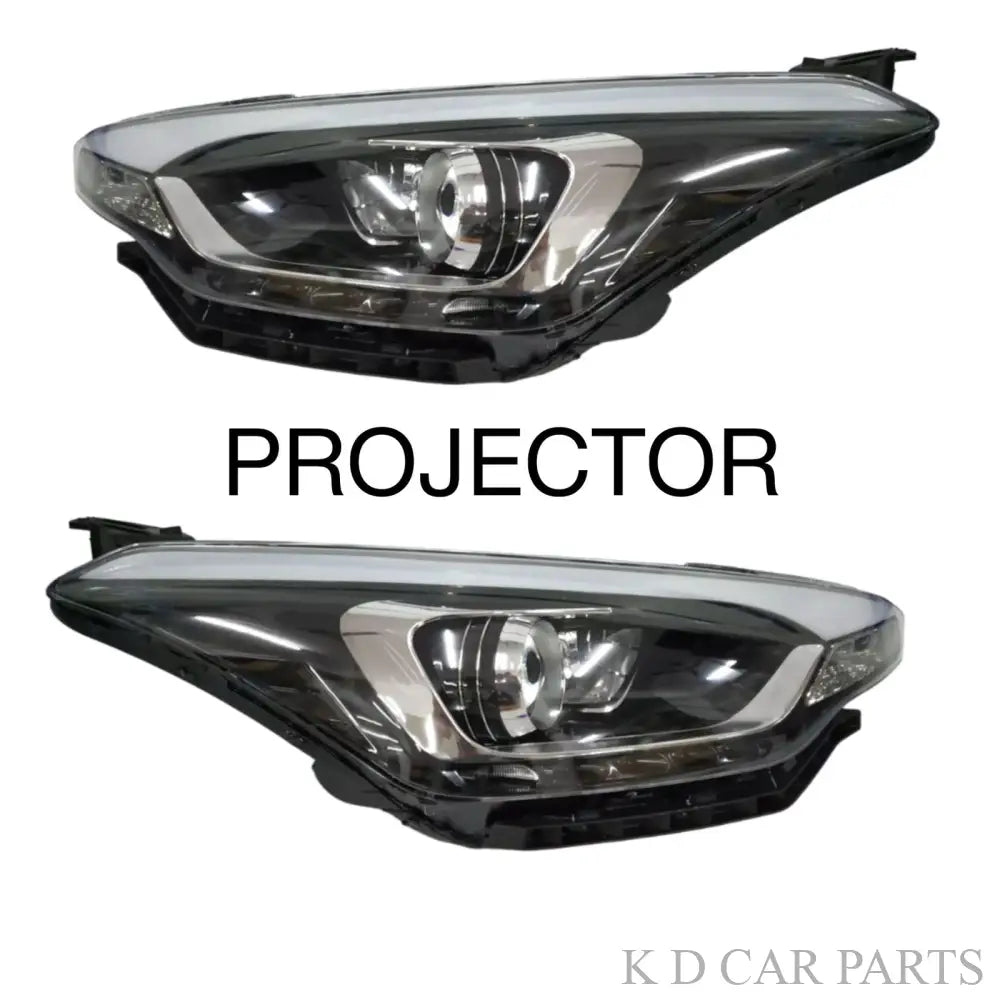 K D HEADLIGHT FOR HYUNDAI I20 ACTIVE 2015-2018 / ELITE 2014- 2020 SET HEADLIGHT