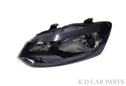 Polo headlight assembly black