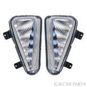 K D LED DRL Fog Lamp Cover for Toyota Crysta T2 Matrix White DRL & Amber Indicator | Waterproof Car Exterior Accessory