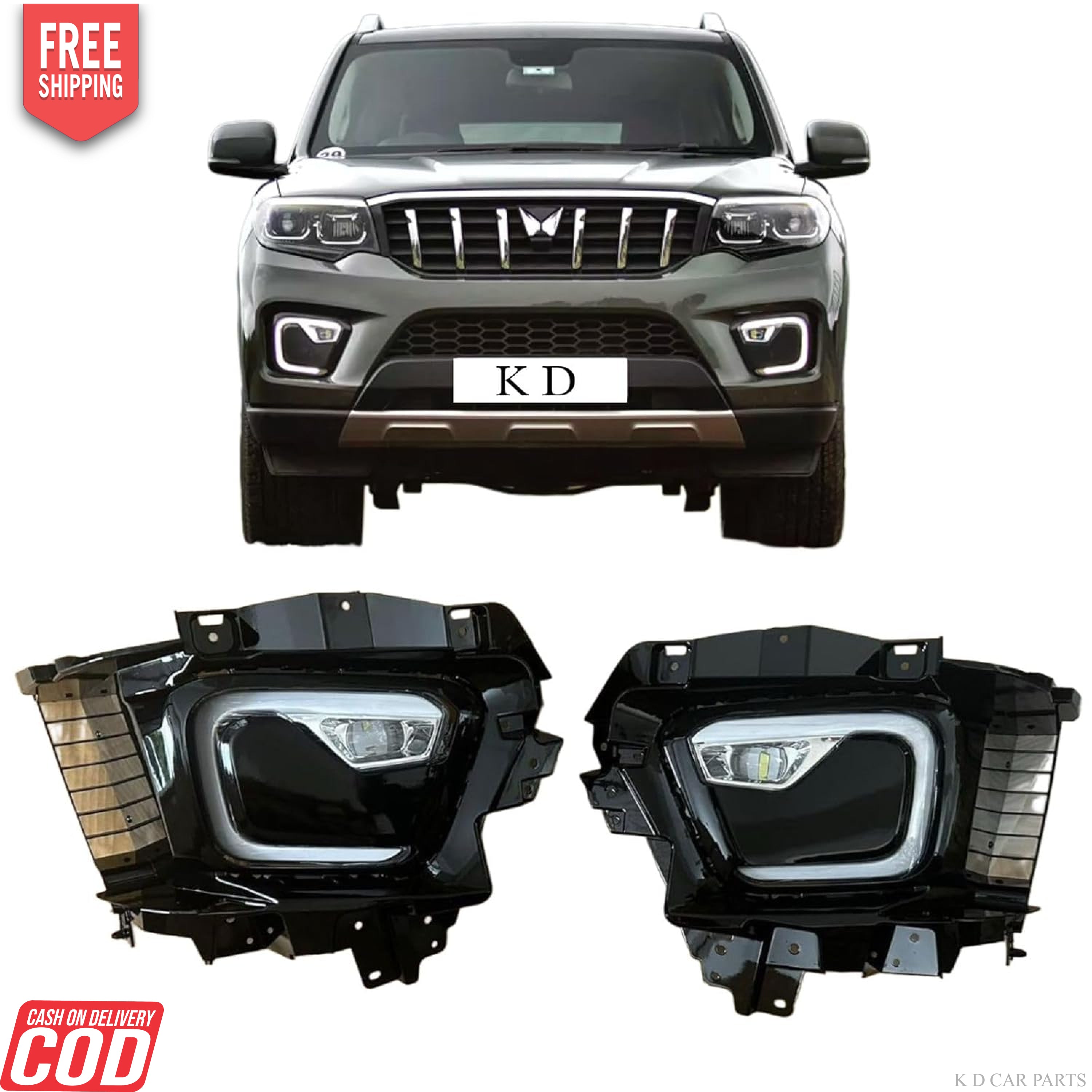 Scorpio fog lamp kit