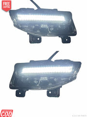 XUV300 headlight with fog lamp