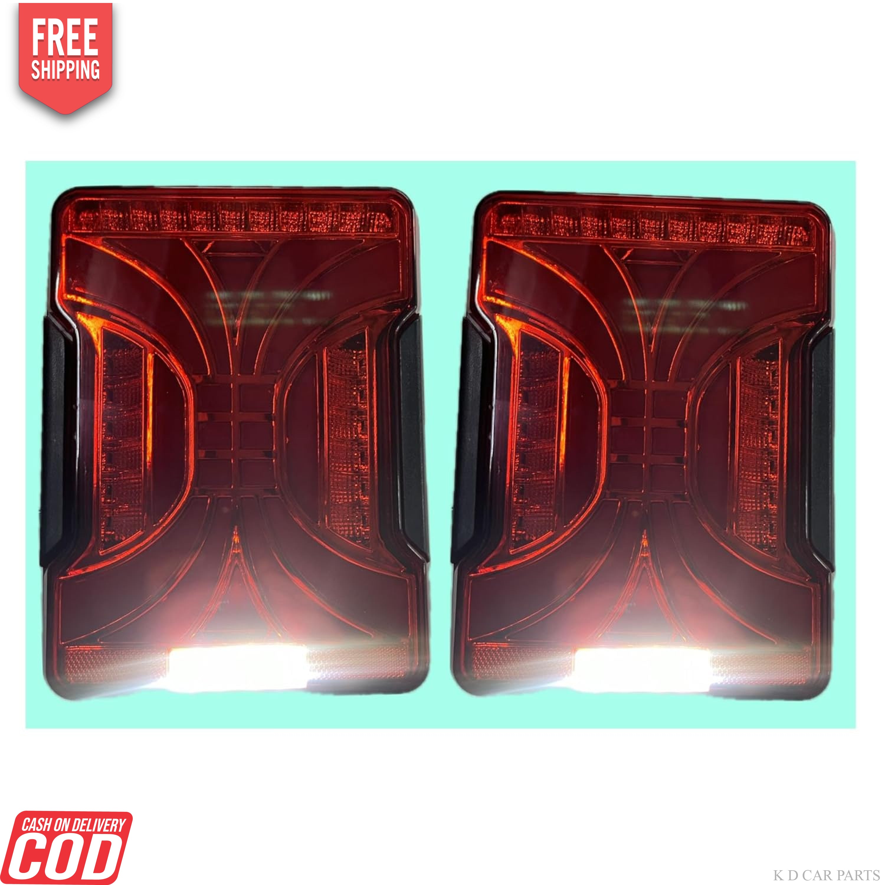 K D LED Taillight/Back Light For Mahindra THAR PAIR 2020-NOW