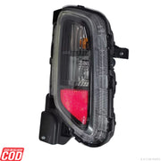 A K D brand rear bumper light for Grand Vitara/Hyryder vehicles, featuring a halogen light source within a clear lens cover assembly.