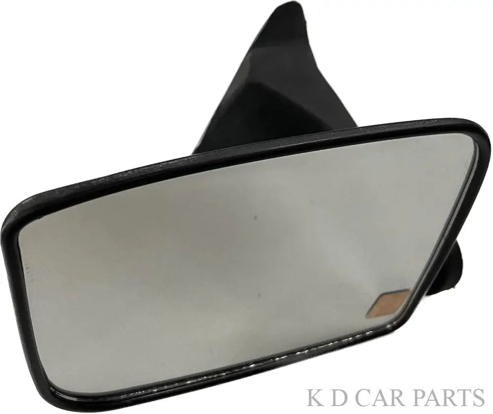 A black side door mirror for an Ashok Leyland Dost vehicle.