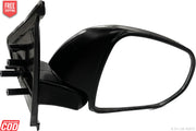 Black, clear K D side/door mirror for Datsun GO with door mount.