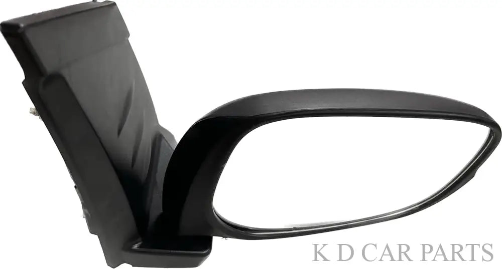 A black side door mirror for a Honda vehicle, featuring a sleek design with a convex mirror plate.