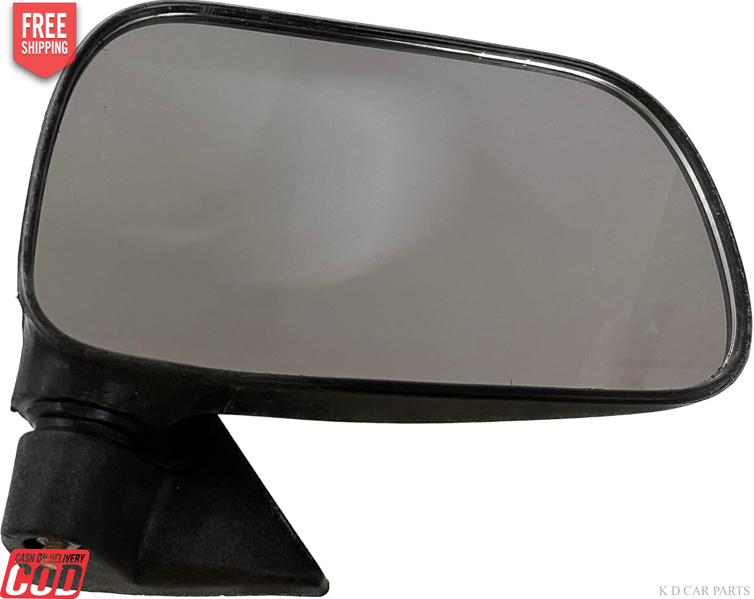 Side rear view door mirror for Maruti 800 Car T3, in black color, with a classic look.