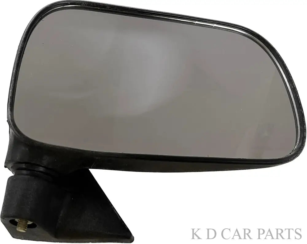 Side rear view door mirror for Maruti 800 Car T3, in black color, with a classic look.