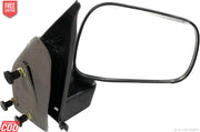 Side rear view door mirror for Maruti Alto 800 in black color with door mount.