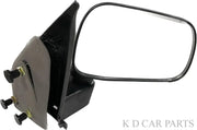 Side rear view door mirror for Maruti Alto 800 in black color with door mount.