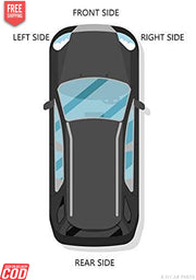 K D Side/Door Mirror for Maruti Celerio LX Non- Adjustable(Black) DOOR MIRROR