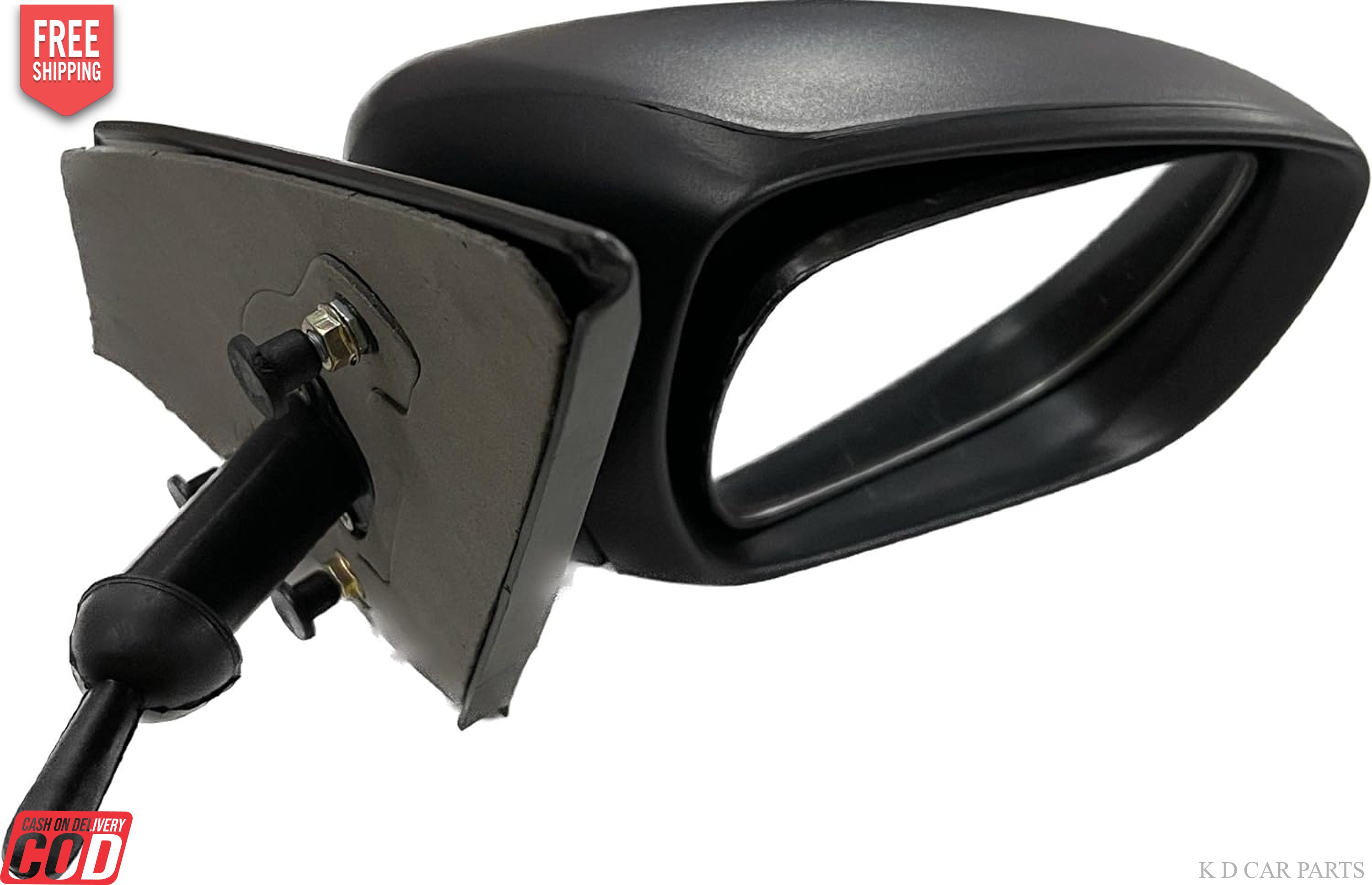 Black side rear view door mirror for Maruti Celerio VX with adjustable features.