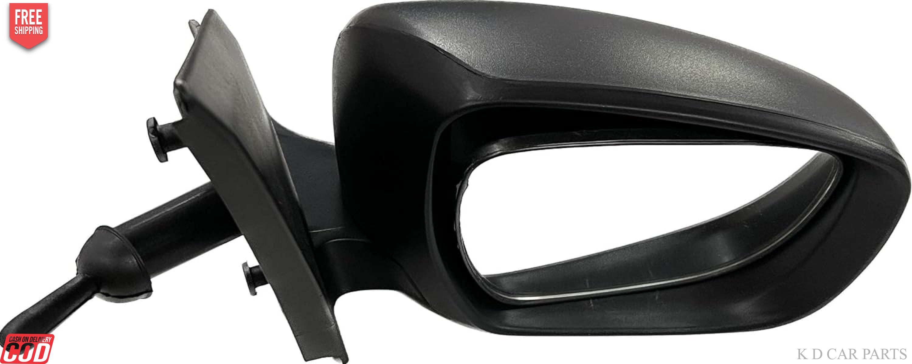 Black side rear view door mirror for Maruti Celerio VX with adjustable features.
