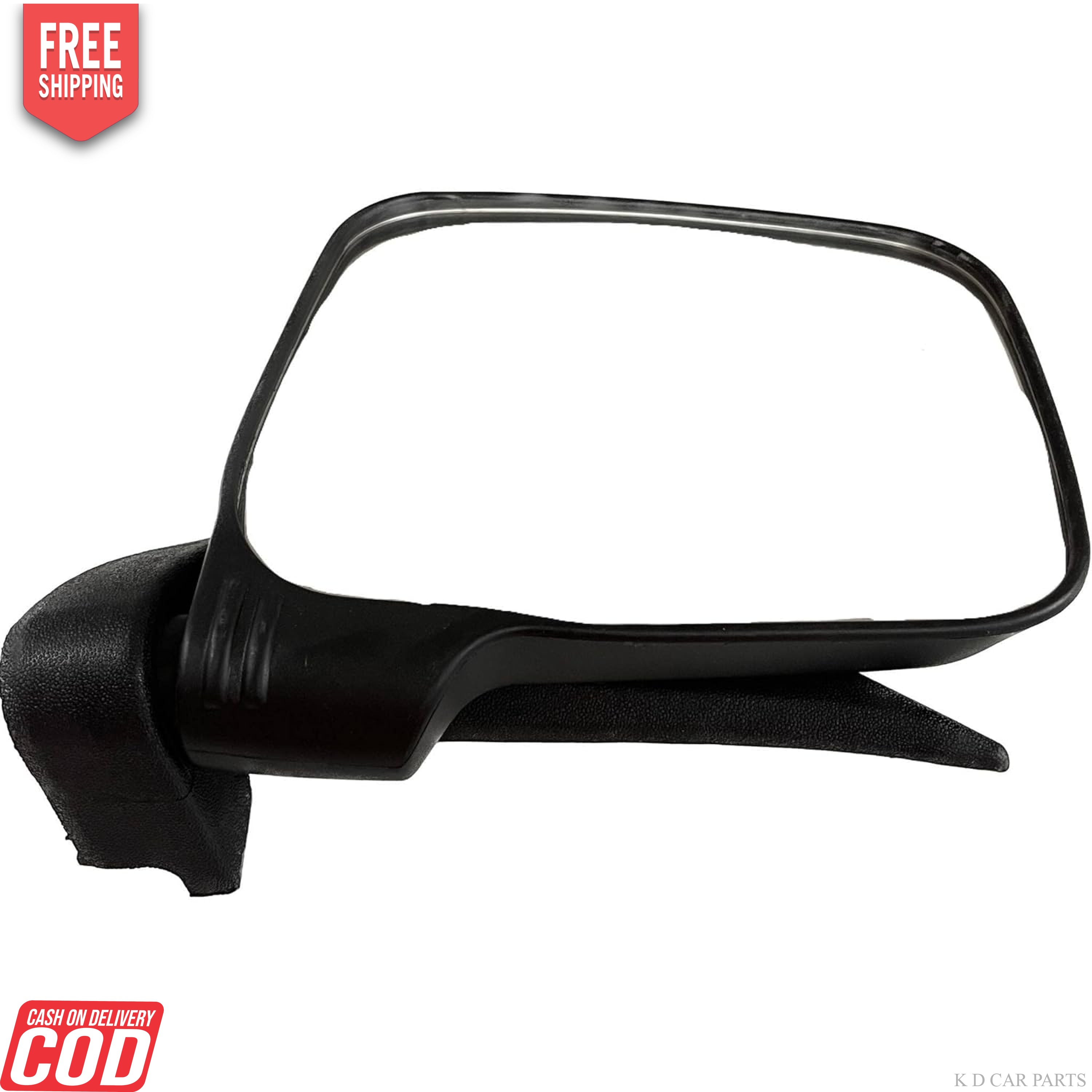 Side view mirror for Maruti Eeco Type 2 vehicle, black in color, with a sleek design and door mount feature.