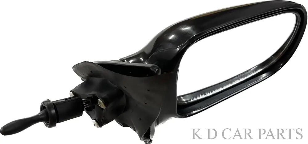 Black side/door mirror for Maruti Esteem VX with adjustable features.