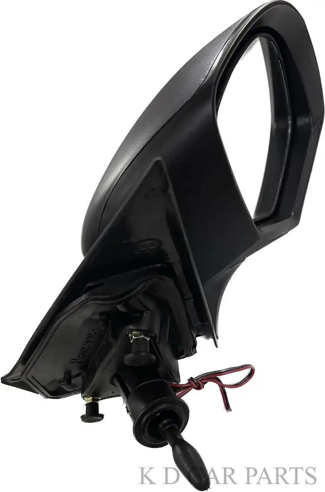 Manual adjustable side mirror for Maruti Swift and Dzire, with a black housing and a turn signal indicator.