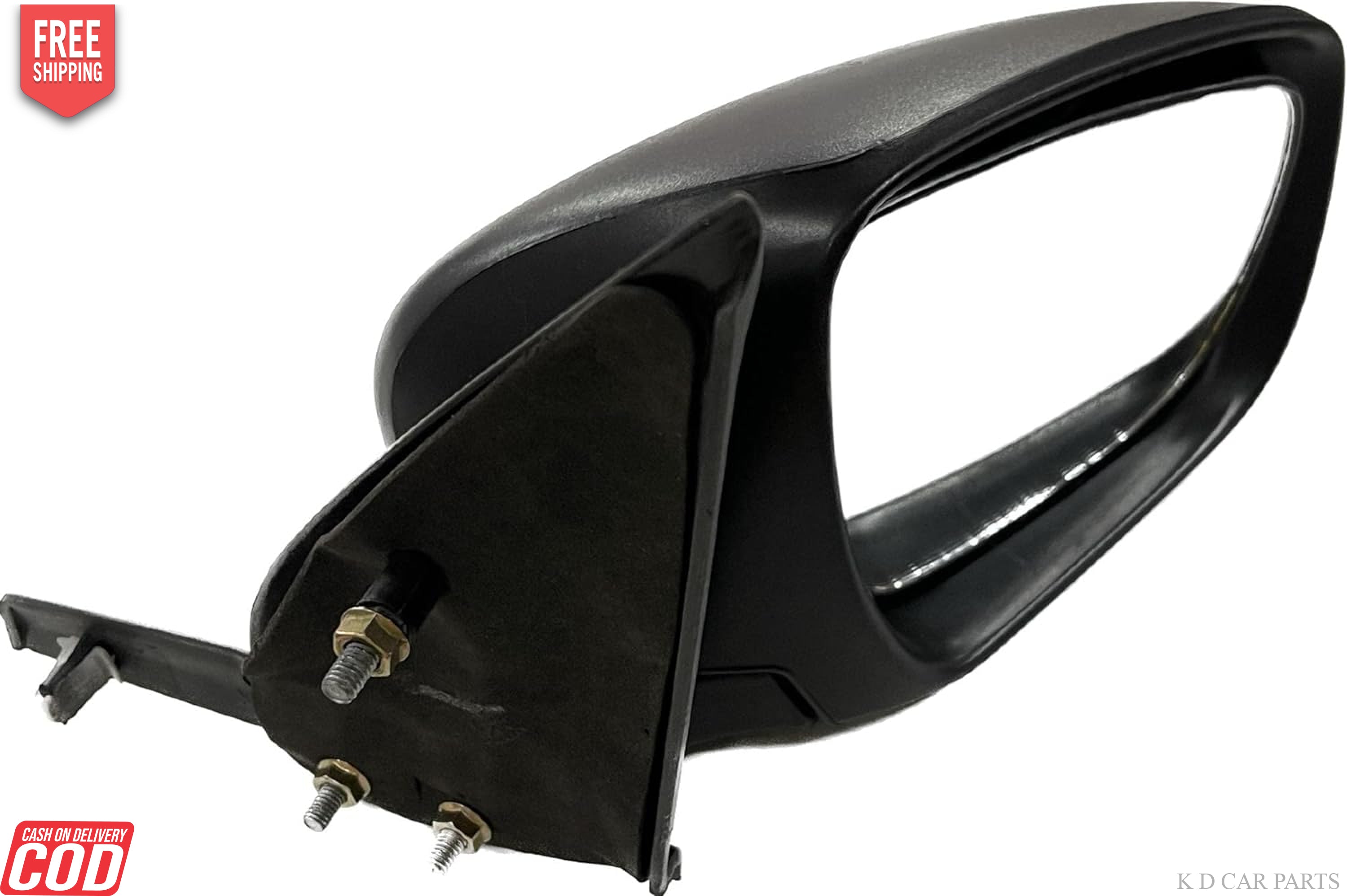 Black side rear view door mirror for Maruti Swift Type 4 2018-onwards non-adjustable model.