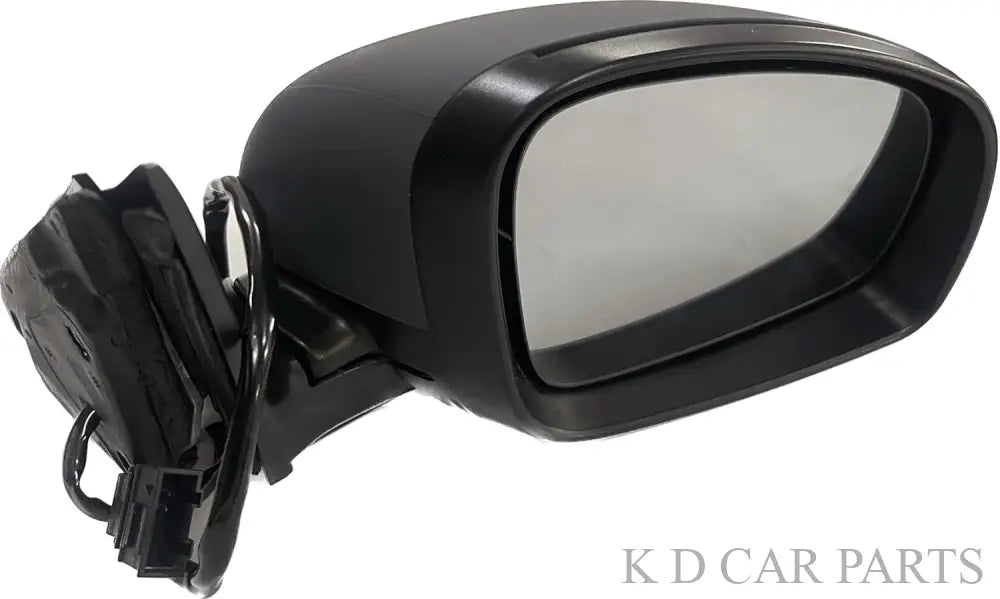 Black KD brand side door mirror for Skoda Fabia motor without indicator.