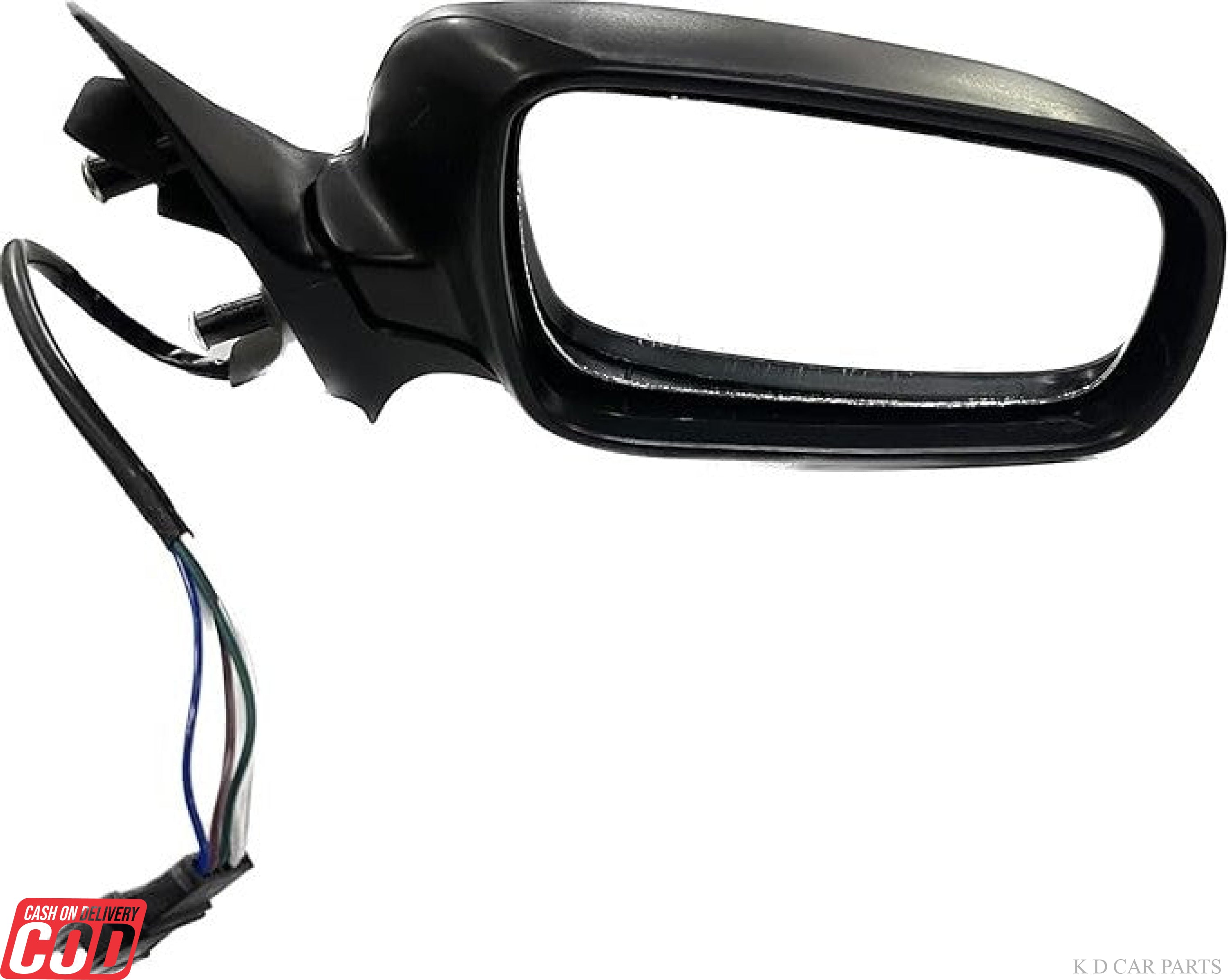 K D Side/Door Mirror for Skoda Octavia NON- AUTOFOLD BLACK ORVM (5 Wire With Coupler) Right DOOR MIRROR
