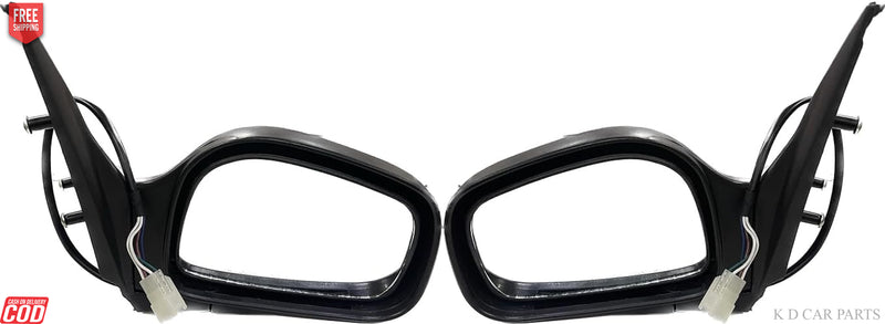 K D Side/Door Mirror for TATA Safari NON- AUTOFOLD BLACK ORVM (3
