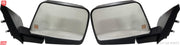 A pair of K D brand side/door mirrors for Tata Yodha, featuring shatter-resistant acrylic mirrors with a black ABS plastic frame, designed for easy installation and long-lasting durability.