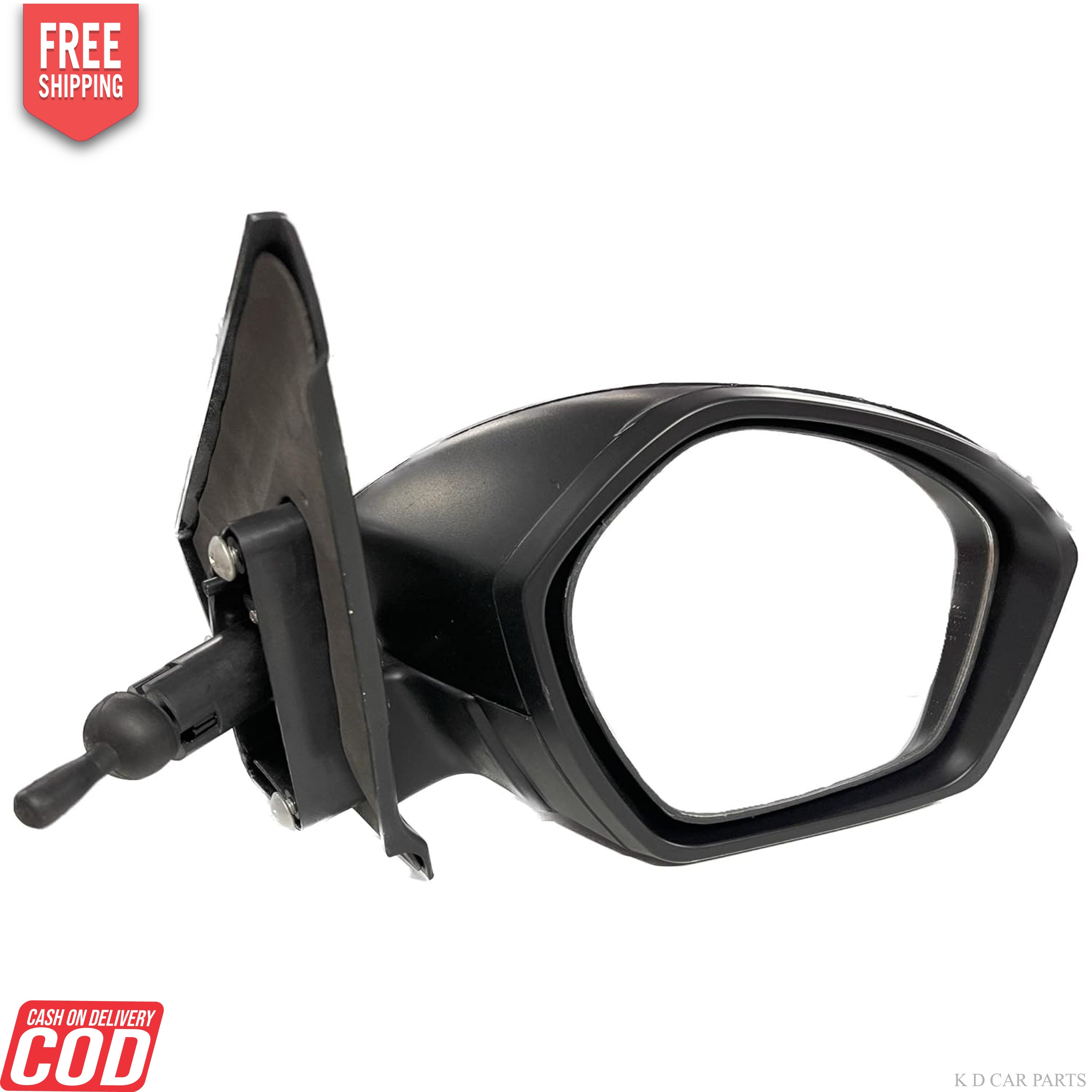 Black side door mirror for Tata Zest/Bolt VX