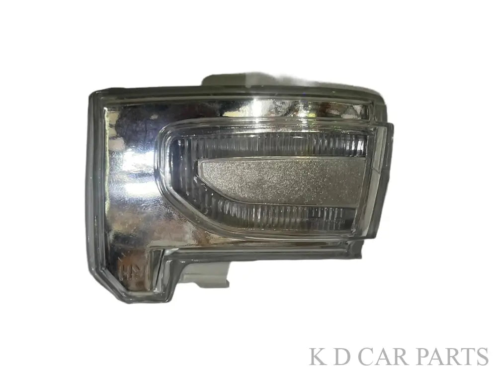 A K D brand side/door mirror indicator for Hyundai Venue, featuring a clear glass lens with a silver-colored frame.