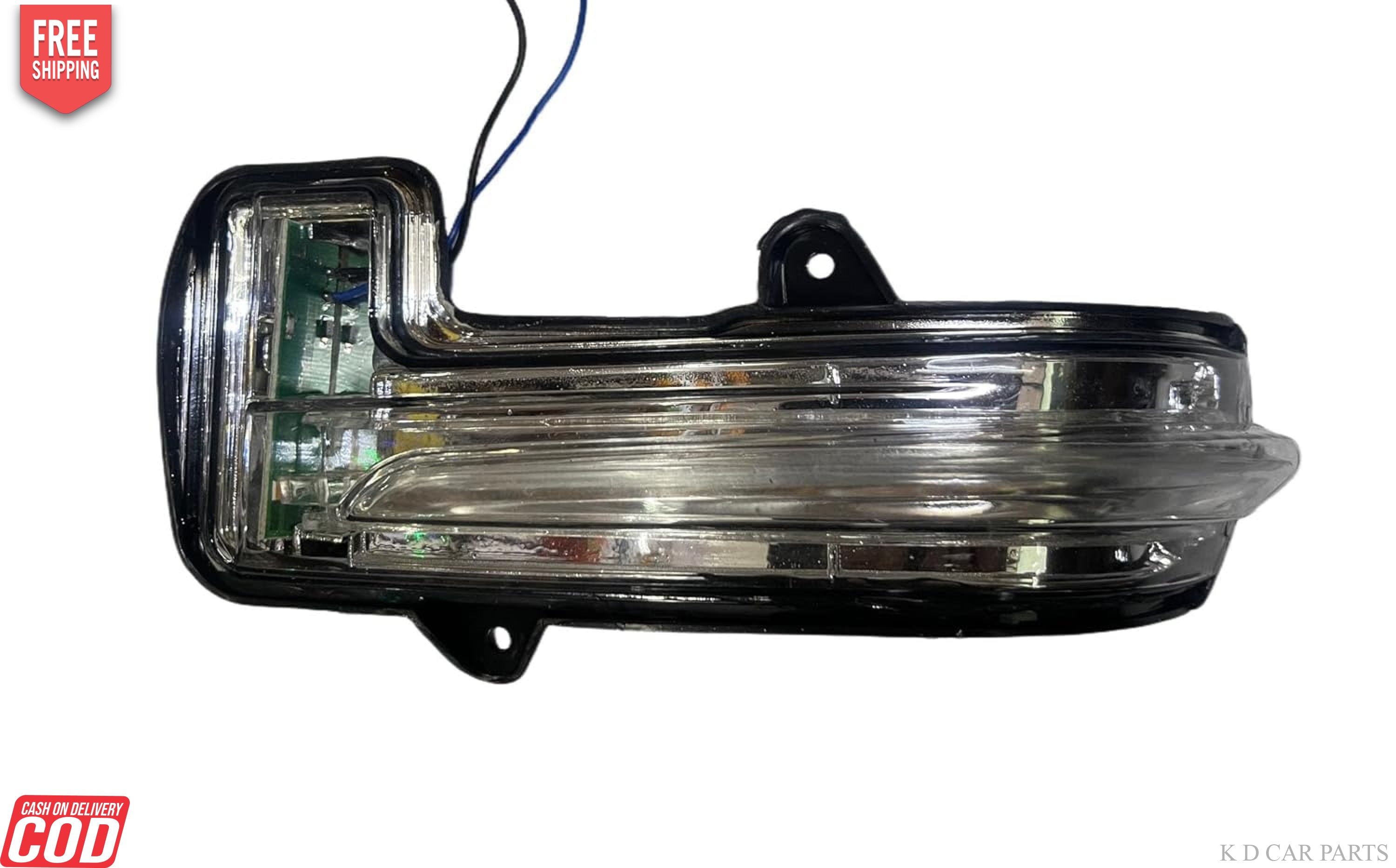 A yellow side/door mirror indicator for Maruti Ertiga and S-Cross vehicles.