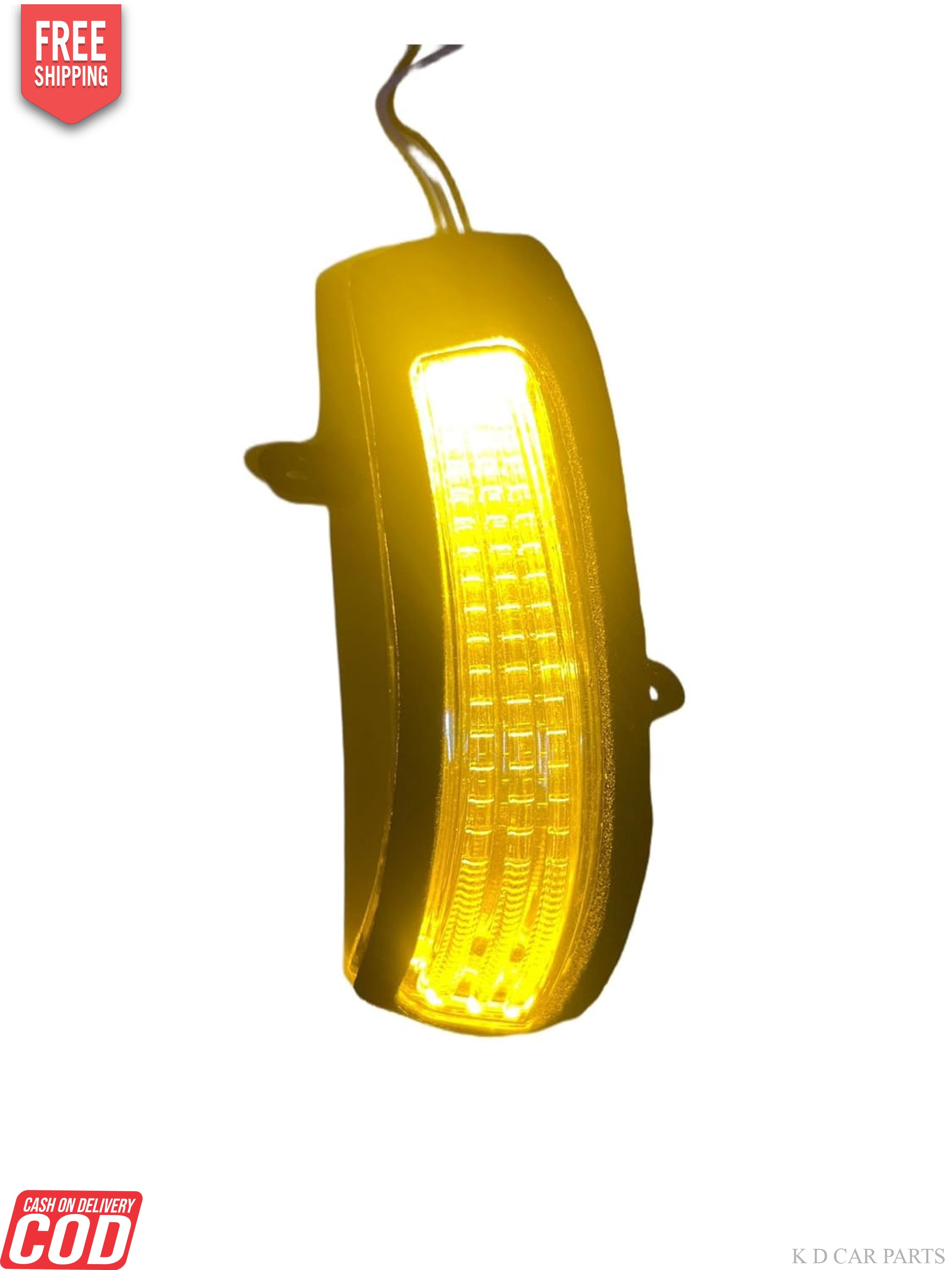 Side/Door mirror indicator for Maruti vehicles, featuring a yellow lens cover with integrated LED lighting.