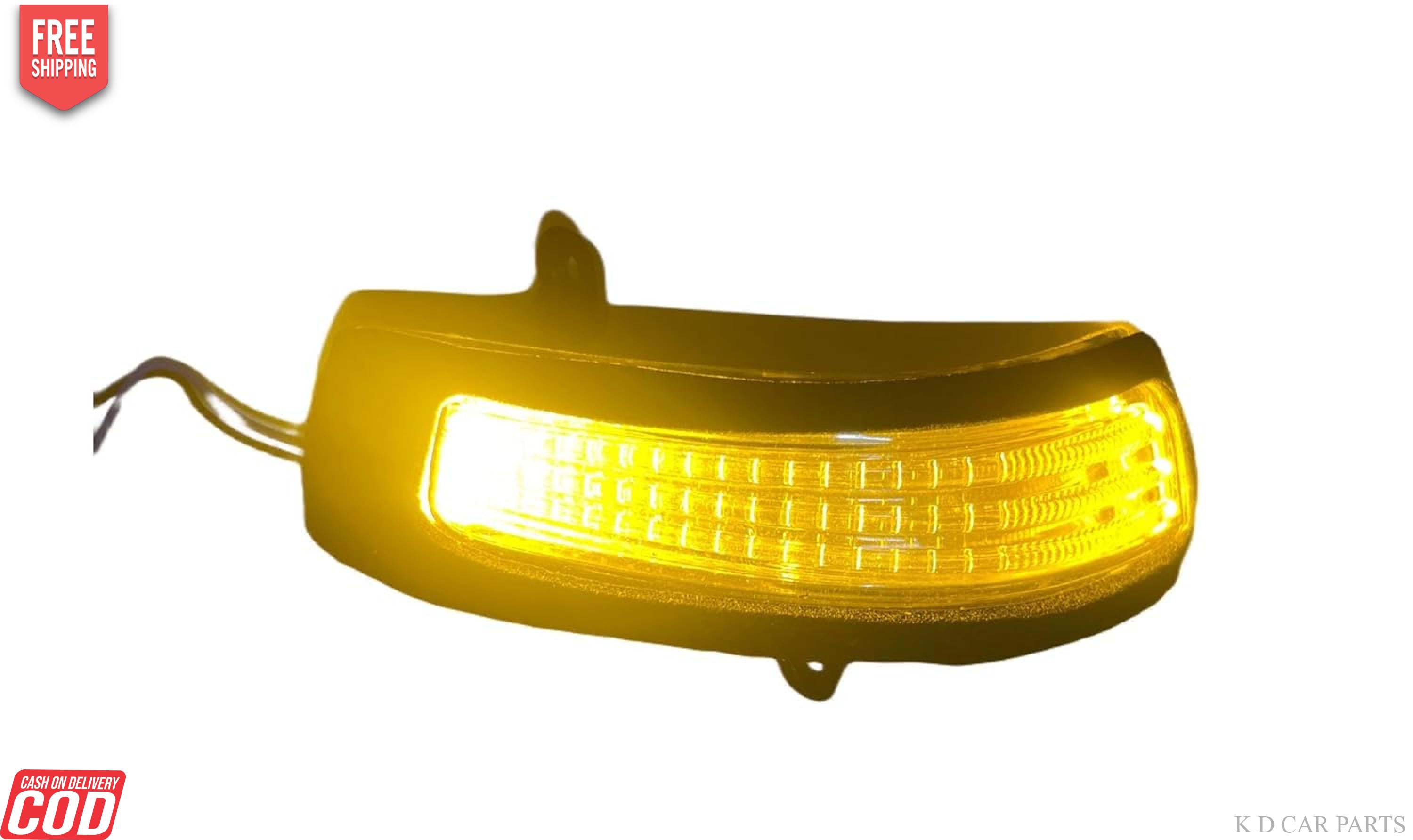 Side/Door mirror indicator for Maruti vehicles, featuring a yellow lens cover with integrated LED lighting.