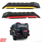 K D Stylish Spoiler Type LED Lights Roof Lights for Mahindra Thar,Thar Roxx & Suzuki Jimmy 2020 Matrix Function ABS