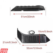 K D Stylish Spoiler Type LED Lights Roof Lights for Mahindra Thar,Thar Roxx & Suzuki Jimmy 2020 Matrix Function ABS