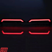 K D Stylish Spoiler Type LED Lights Roof Lights for Mahindra Thar,Thar Roxx & Suzuki Jimmy 2020 Matrix Function ABS