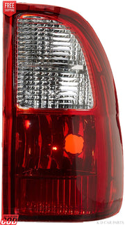 A red tail light assembly for a Chevrolet Tavera vehicle, showcasing the brake light and reverse light components.