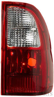 A red tail light assembly for a Chevrolet Tavera vehicle, showcasing the brake light and reverse light components.