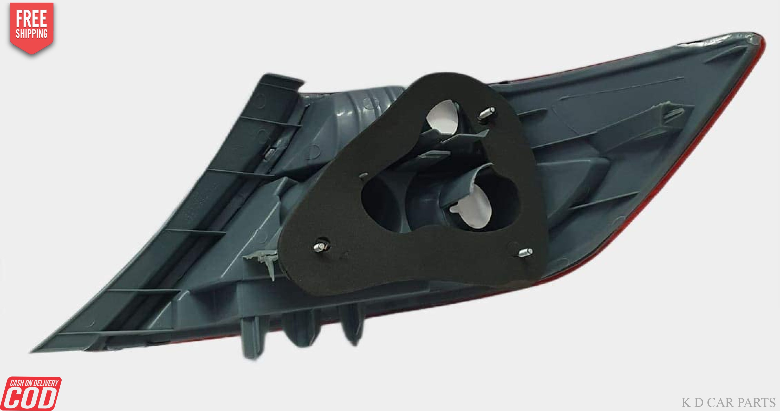 Red tail light assembly for Honda City Type- 4 ZX 2003-2008, with a close-up of the vehicle compatibility note.