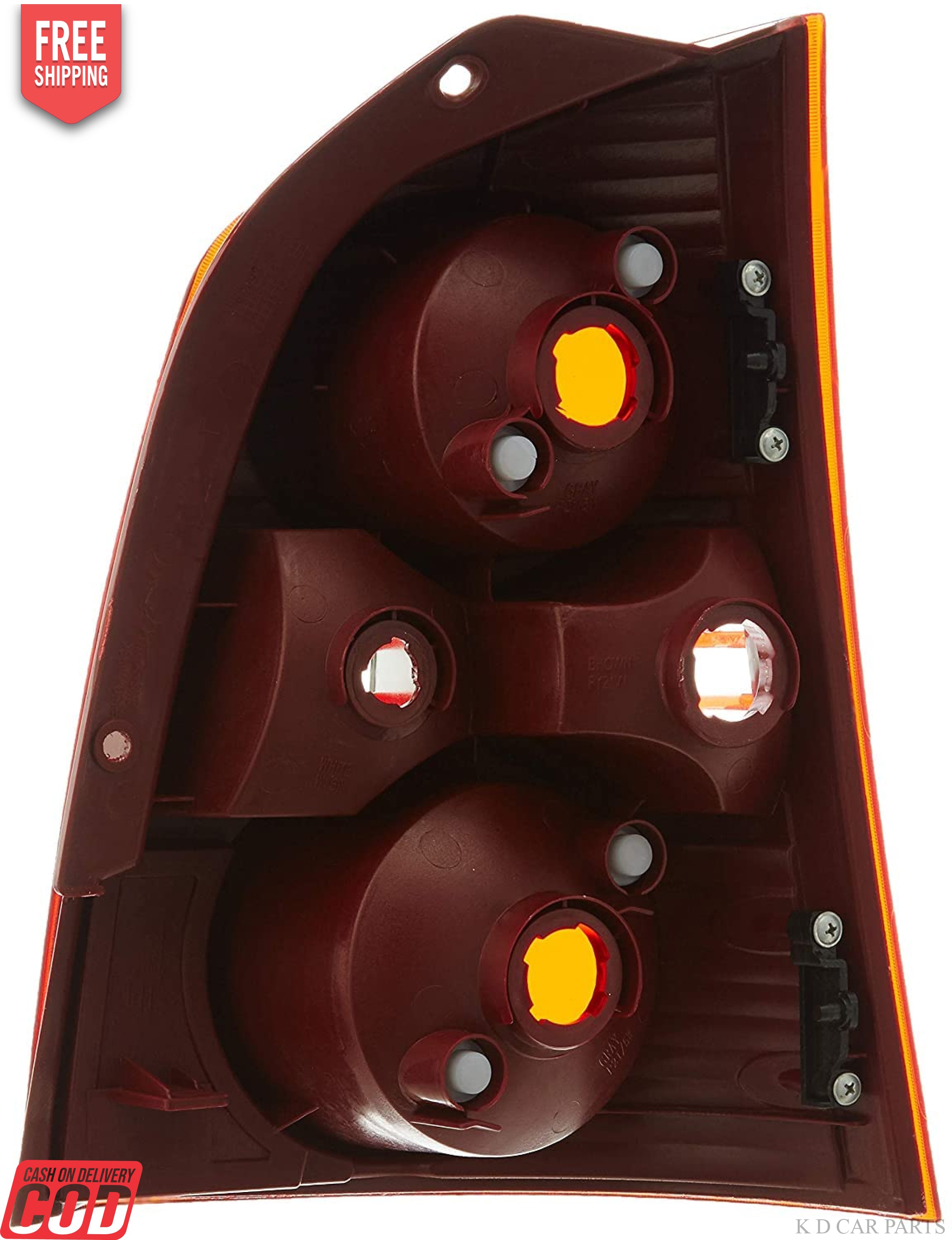 Rear tail light assembly for Hyundai Santro Xing, featuring red and clear lens components.