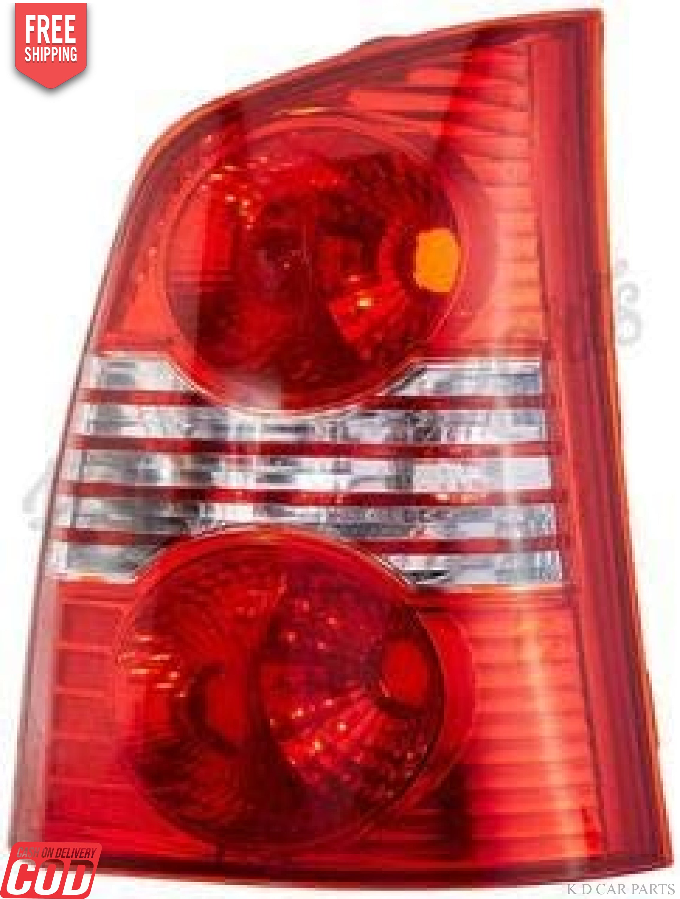 Rear tail light assembly for Hyundai Santro Xing, featuring red and clear lens components.