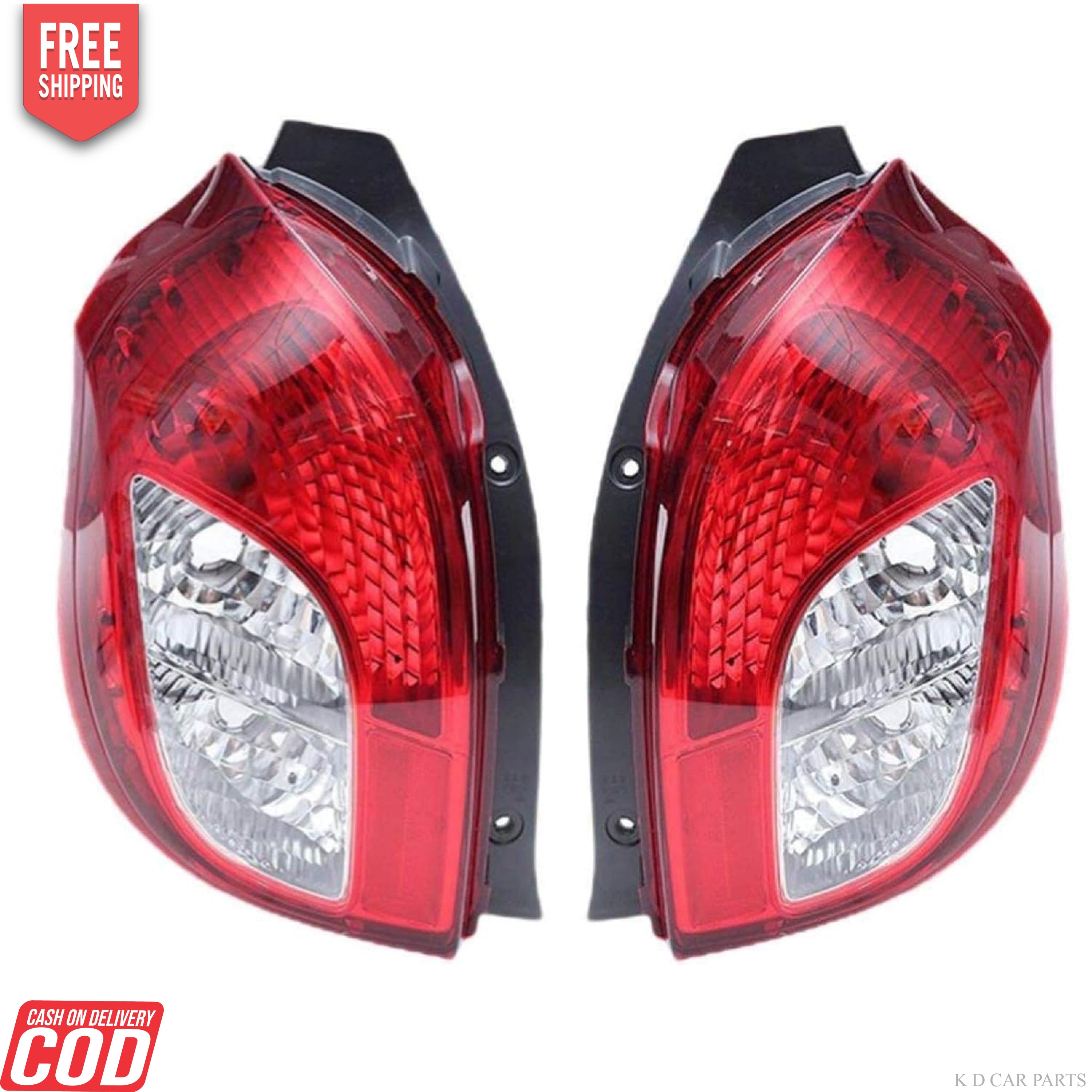 Red tail light assembly for Maruti ALTO 800 vehicle.