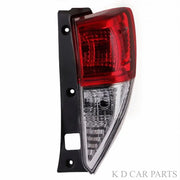 Red tail light assembly for Toyota Innova CRYSTA 2016-Present with a black housing and clear lens.