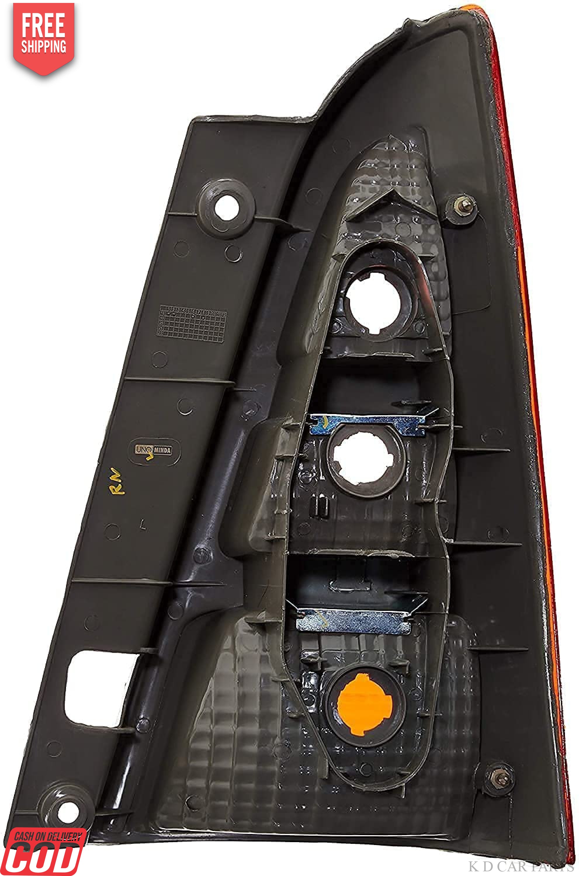 Rear tail light assembly for Toyota Innova Type 1, models 2005-2009, showing the red lens with clear and red internal components.