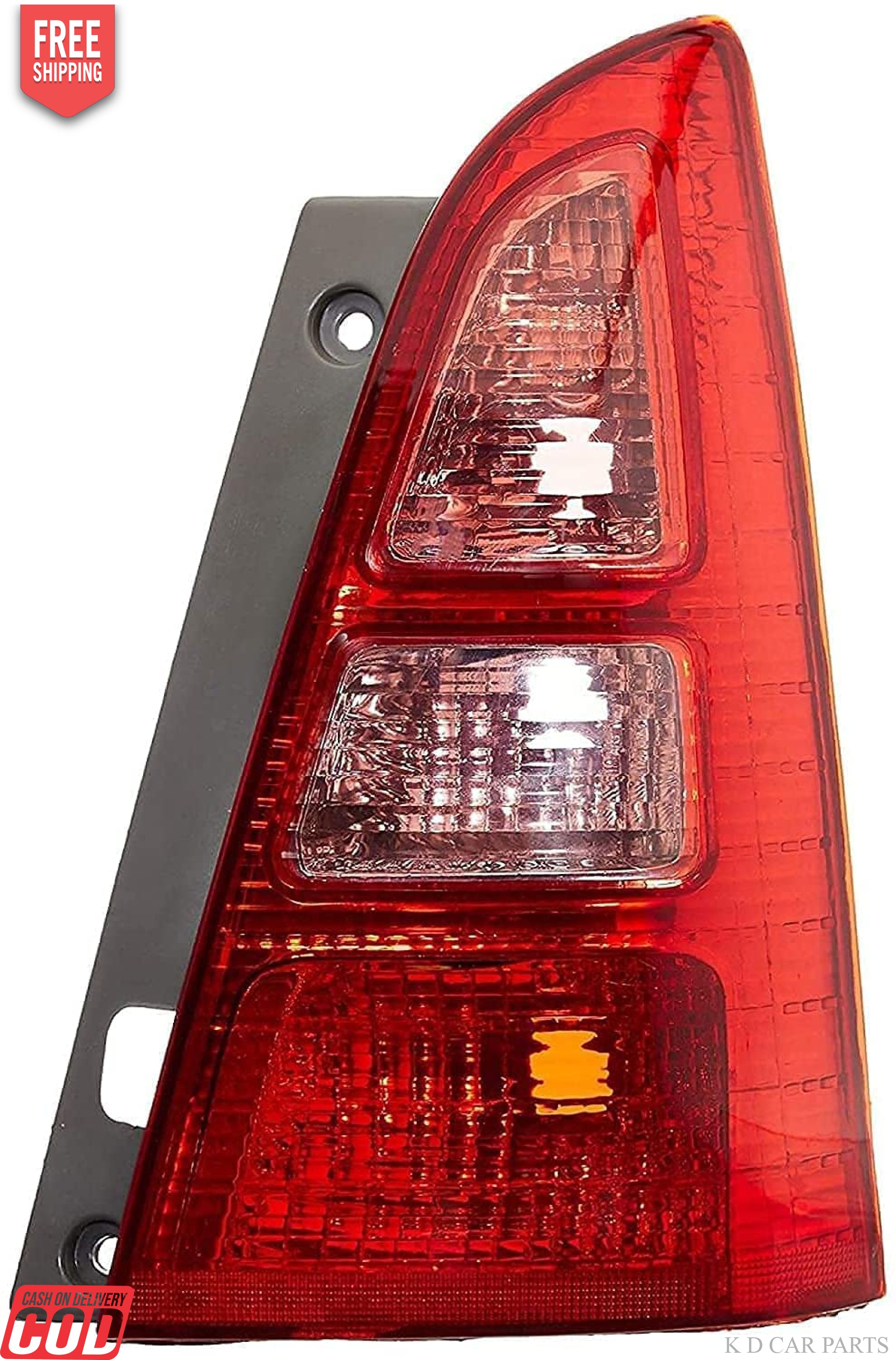 Rear tail light assembly for Toyota Innova Type 1, models 2005-2009, showing the red lens with clear and red internal components.